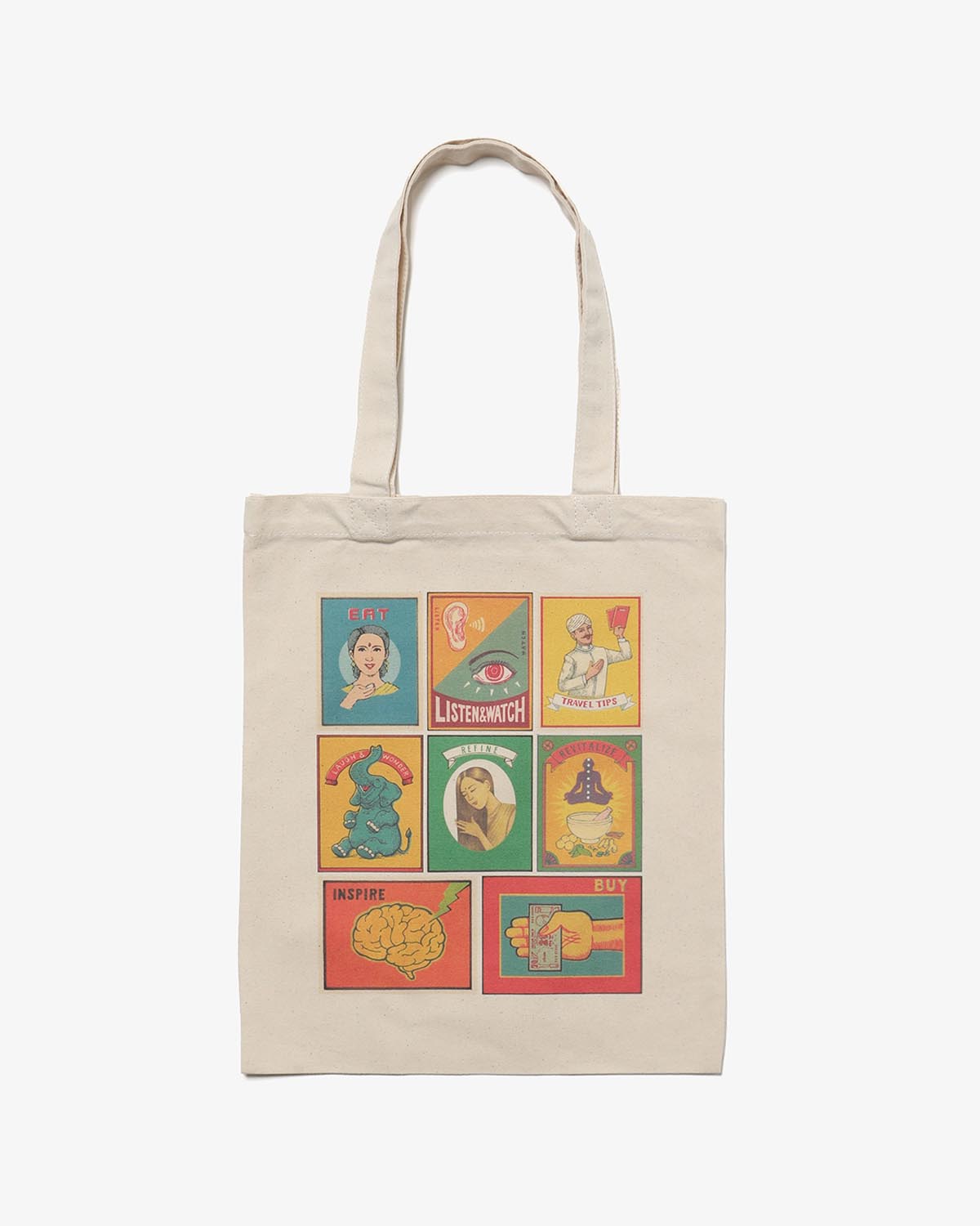 TRANSIT KERALA TOTE BAG / ILLUSTRATION BY NAOKI SHOJI