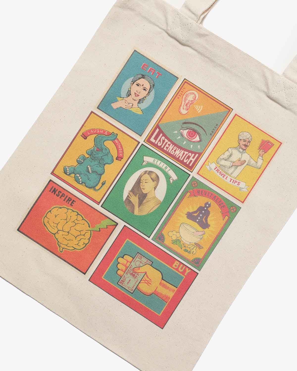 TRANSIT KERALA TOTE BAG / ILLUSTRATION BY NAOKI SHOJI