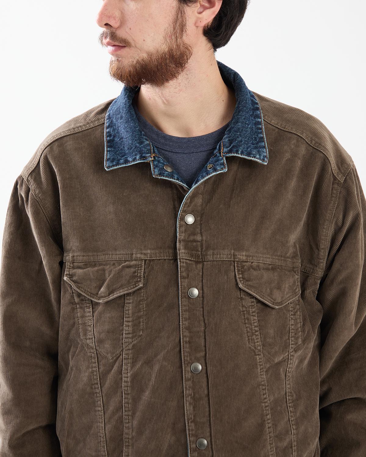 UNLIKELY REVERSIBLE TRUCKER JACKET