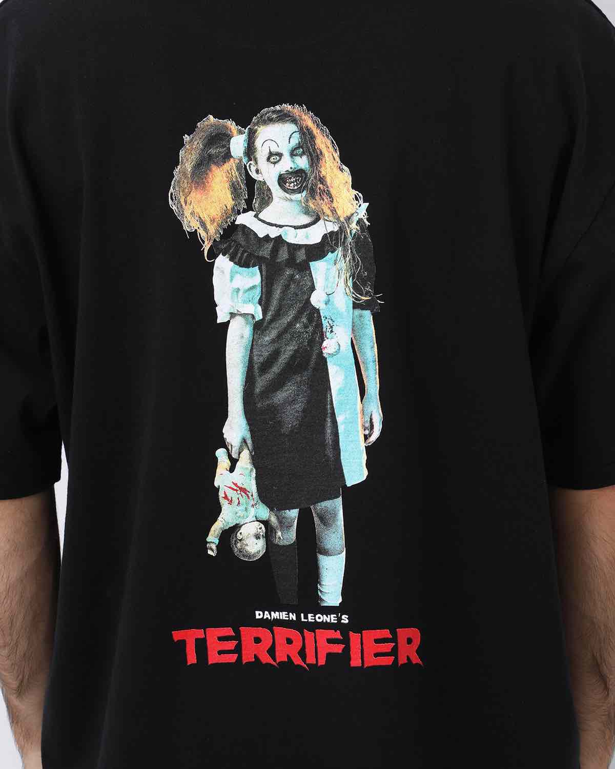 TERRIFIER / WASHED HEAVY WEIGHT CREW NECK T-SHIRT ( TYPE-4 )