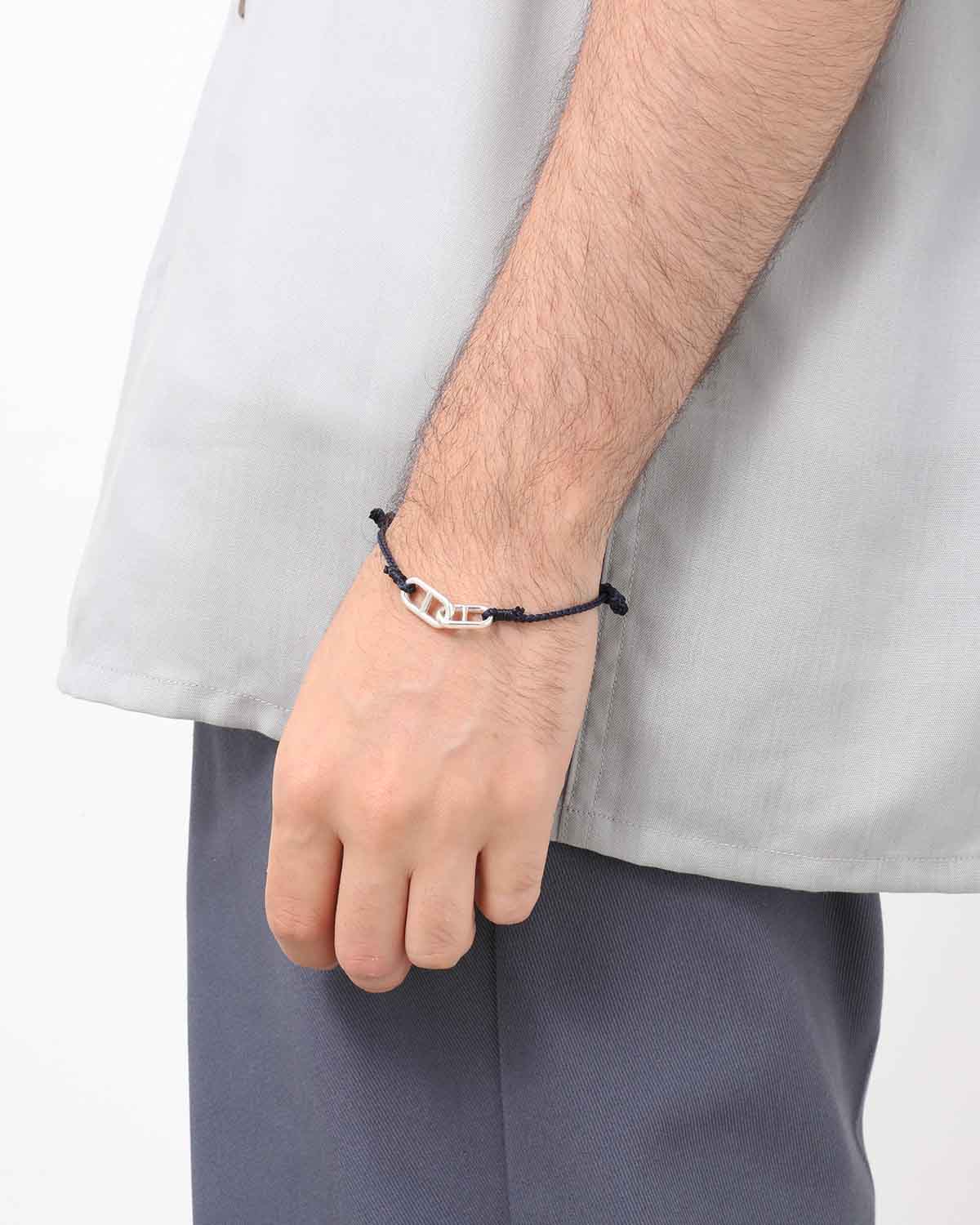 ANCHOR LINK SILK CODE BRACELET