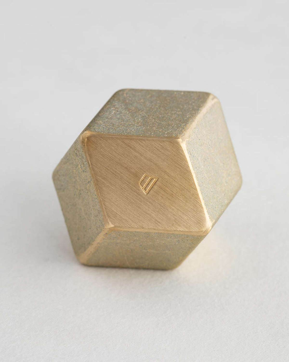 BRASS PAPER WEIGHT DIAMOND