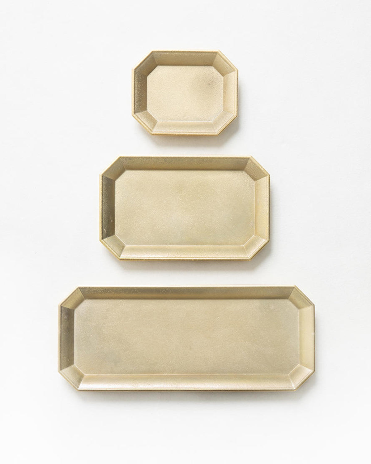 BRASS STATIONERY TRAY (L)