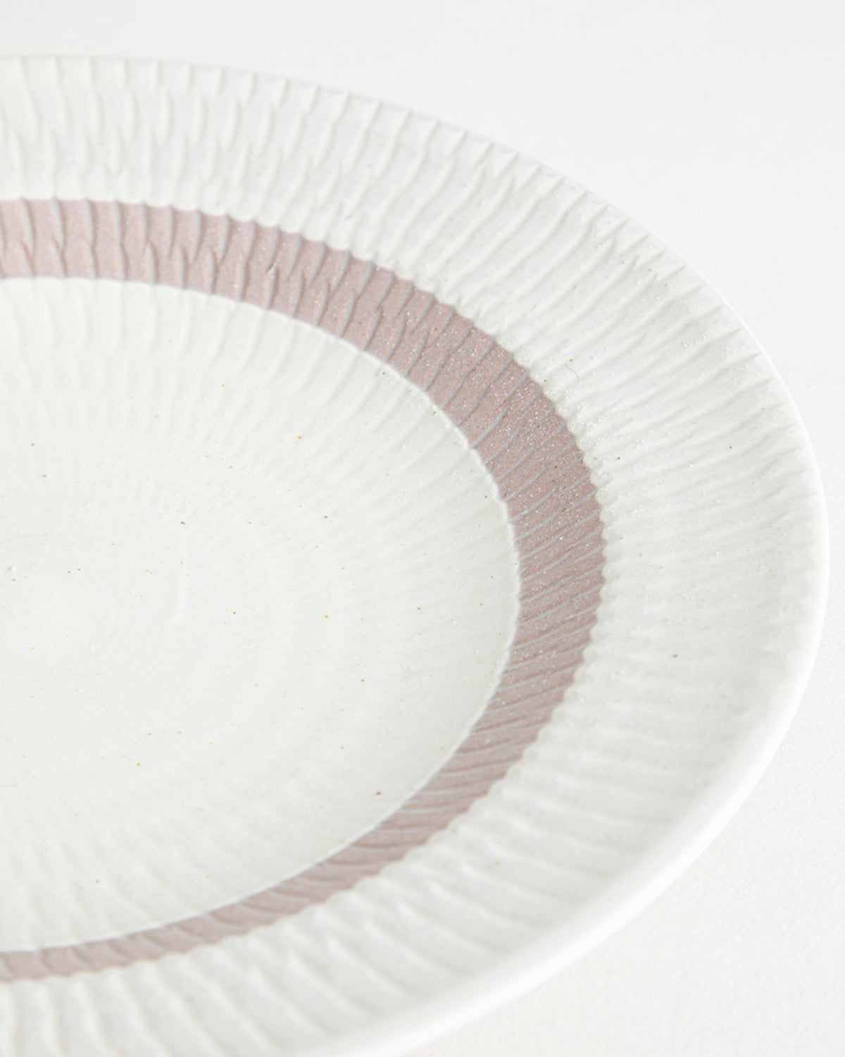 リム皿 大 グレーライン
