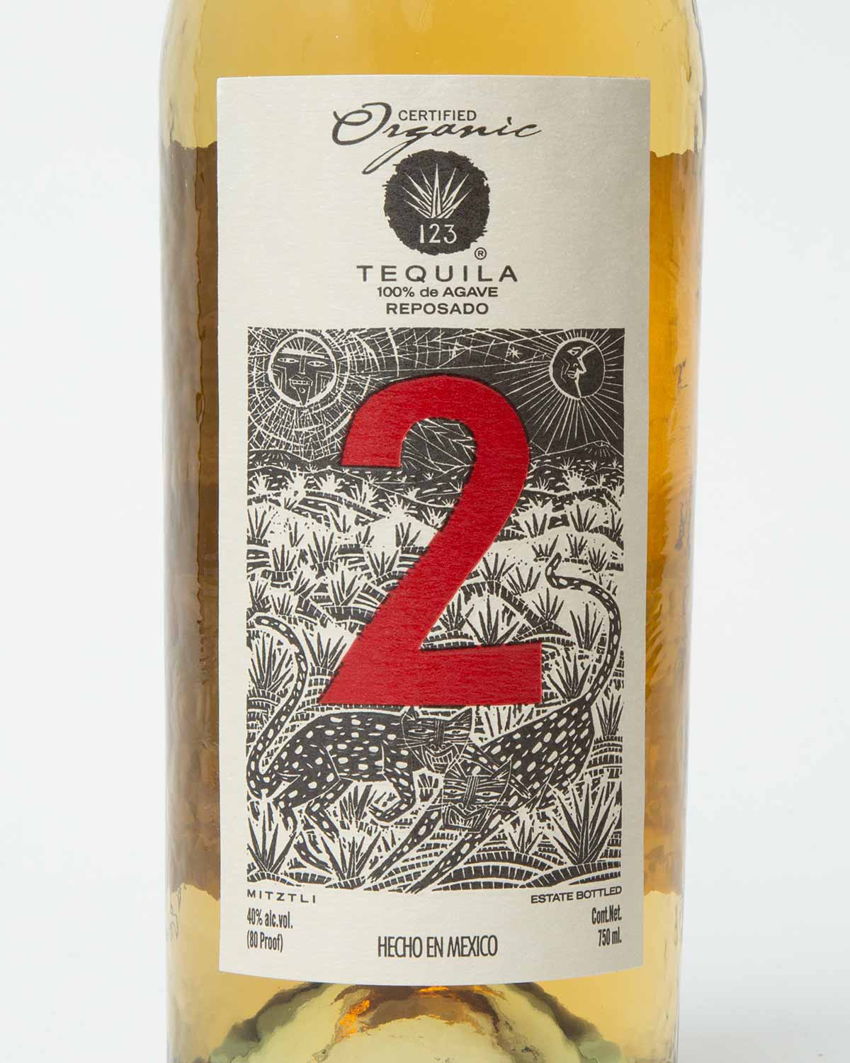 123 ORGANIC REPOSADO (DOS) 750ml