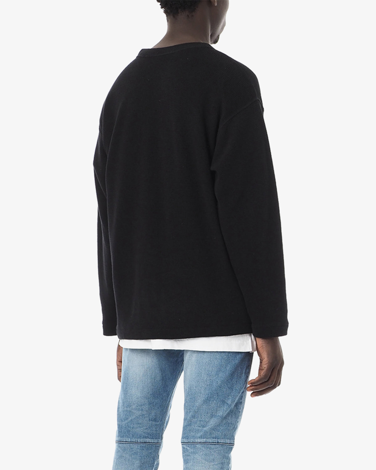 EASY FIT COTTON KNIT TOP