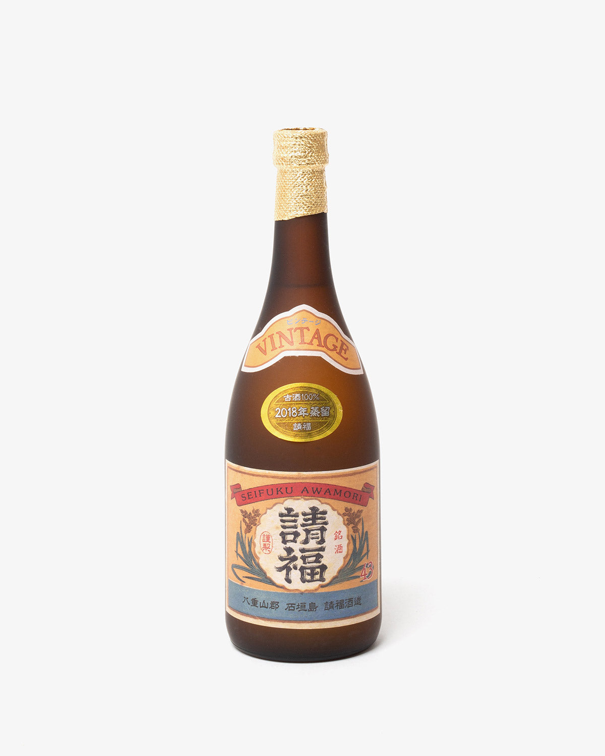 泡盛　請福三十年古酒 720ml 43度 100本限定品 請福ビンテージ 100% 3年古酒 43度,720ml / 請福酒造 / 泡盛