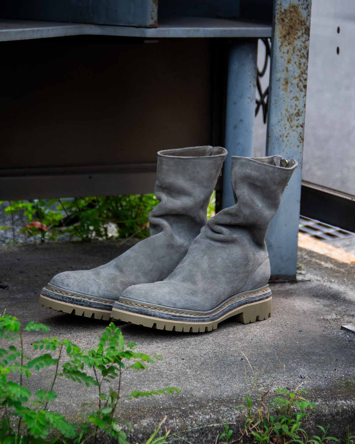 GUIDI × nonnative の BACK ZIP BOOTS HORSE LEATHER