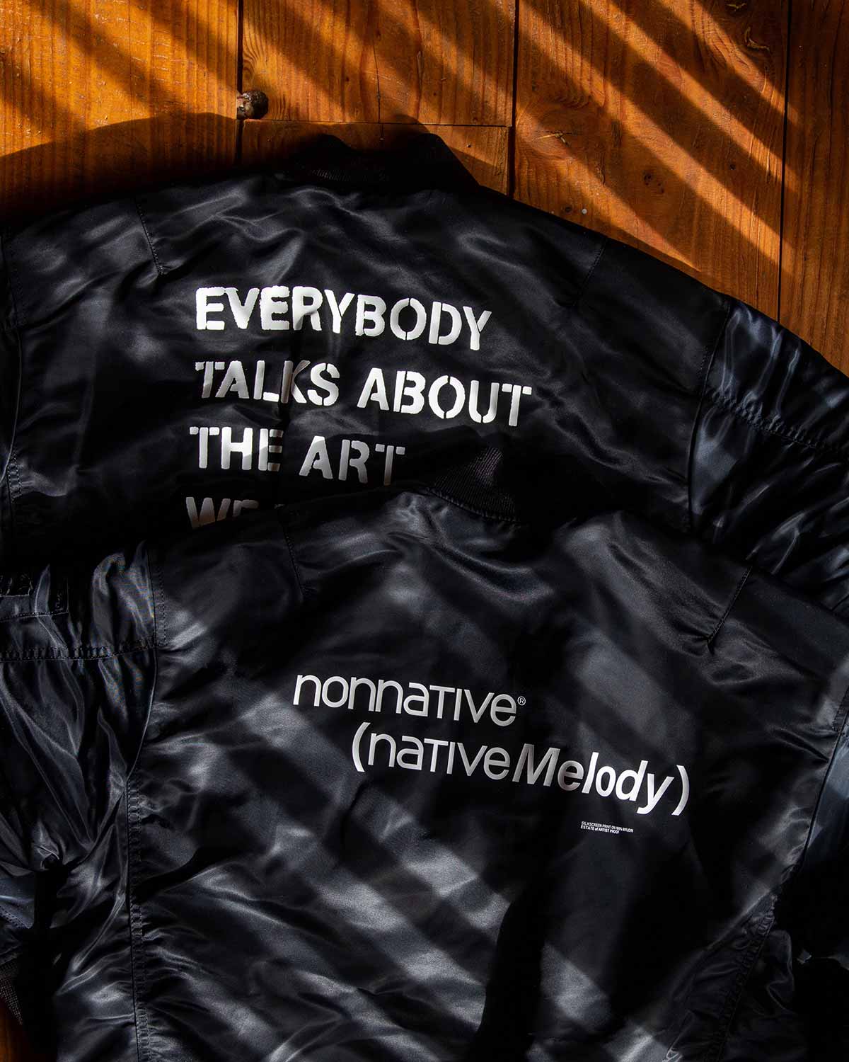 ARTIST PROOF / FRGMT × nonnativeのMA-1