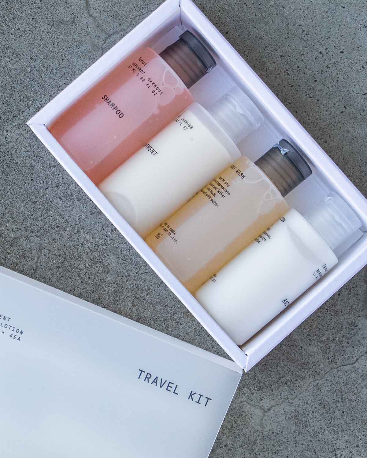 Tenui の TRAVEL KIT 57ML X 4EA