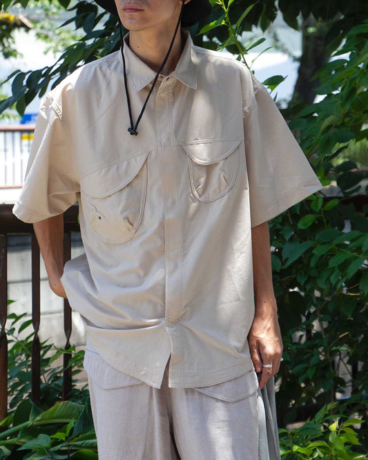 GOLDWIN 0 の S/S ASYMMETRIC CAMP SHIRT