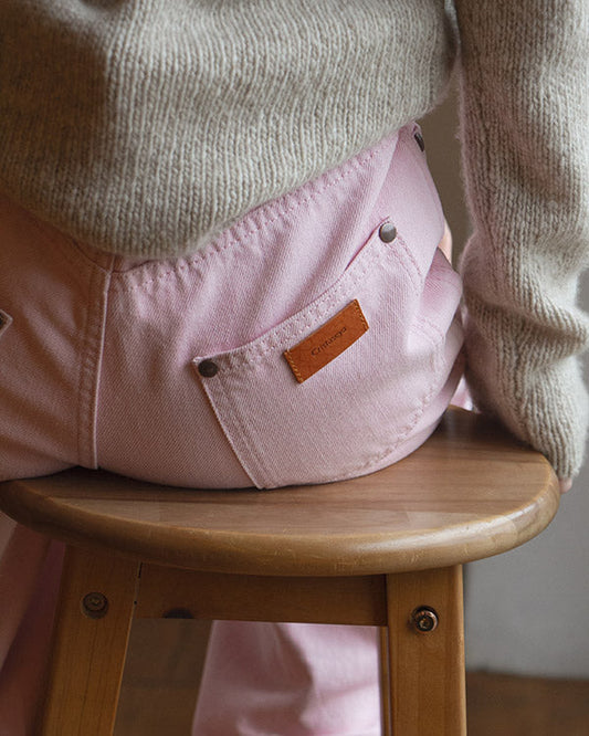 CristaseyaのHIGH WAISTED SAKURA DENIM