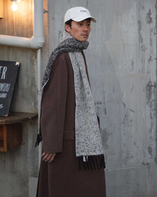 THE INOUE BROTHERS…のTWO COLOR WOOLLY SCARF