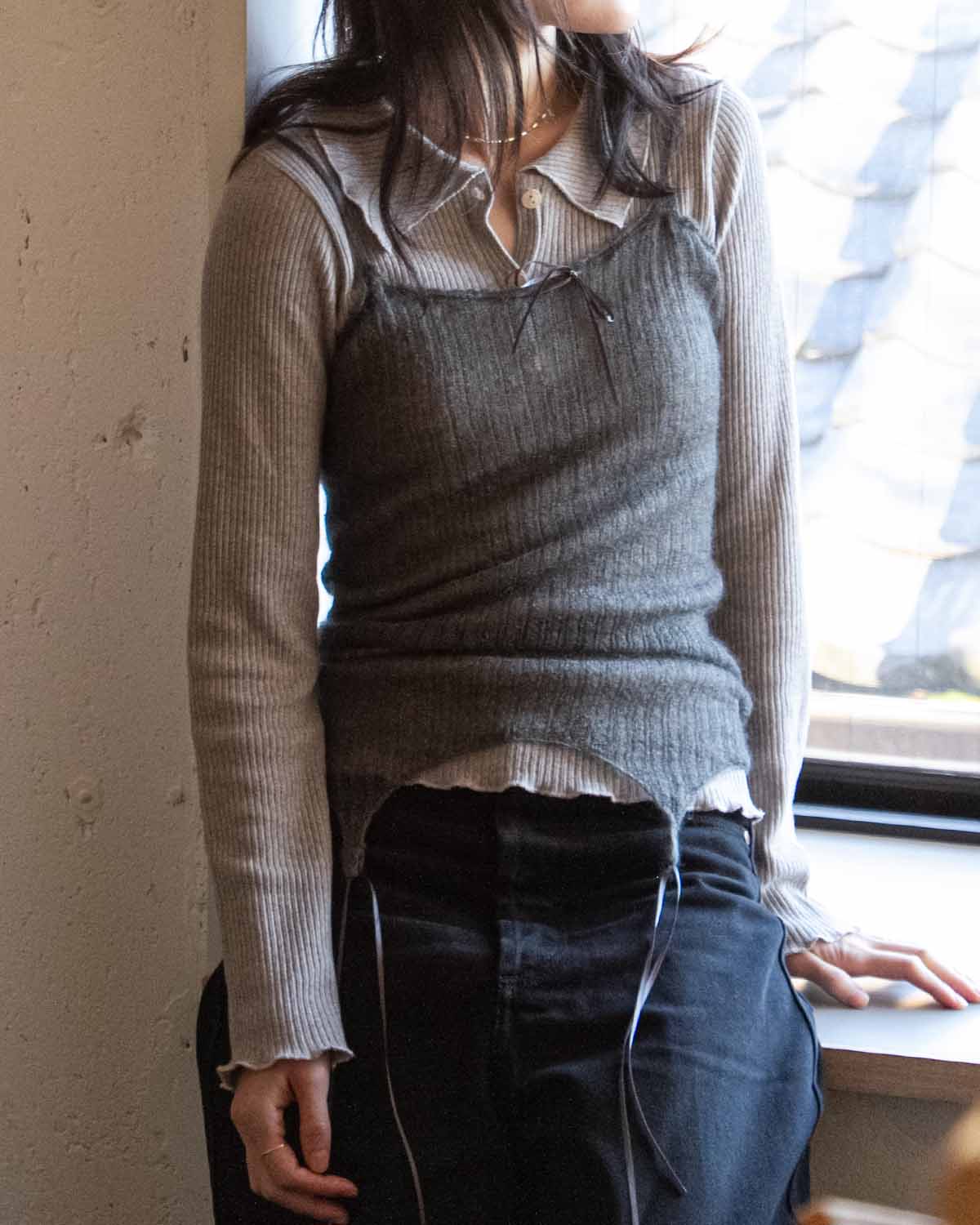 EUCHRONIAのWHOLEGARMENT SILK MOHAIRシリーズ