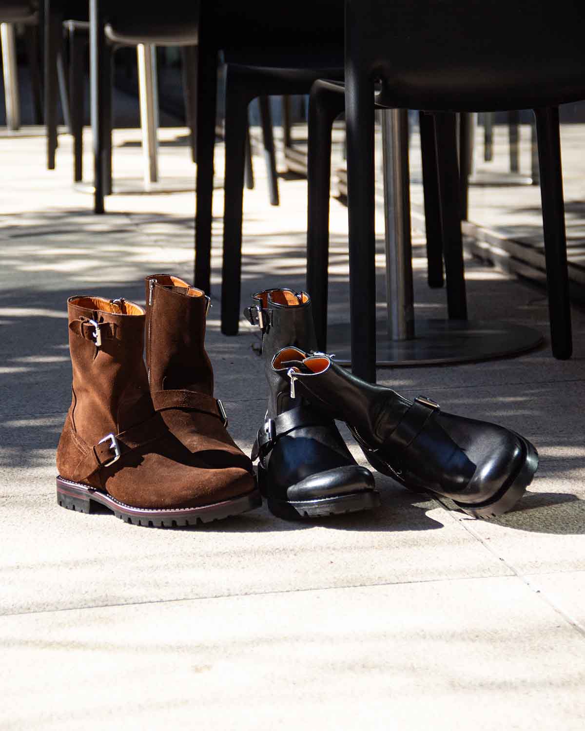 nonnative の履くだけで様になる BIKER ZIP UP BOOTS