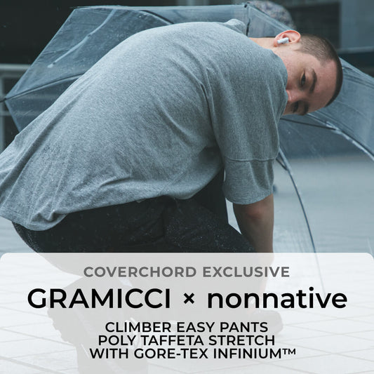 GRAMICCI × nonnative<br/>
CLIMBER EASY PANTS<br/>
POLY TAFFETA STRETCH<br/>
WITH GORE-TEX INFINIUM