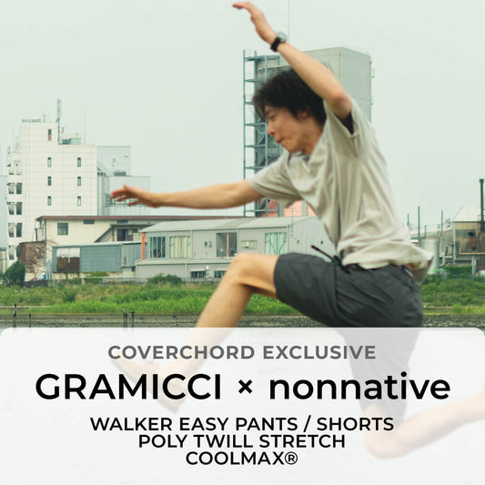 GRAMICCI × nonnative<br/>


WALKER EASY PANTS / SHORTS<br/>

POLY TWILL STRETCH COOLMAX®