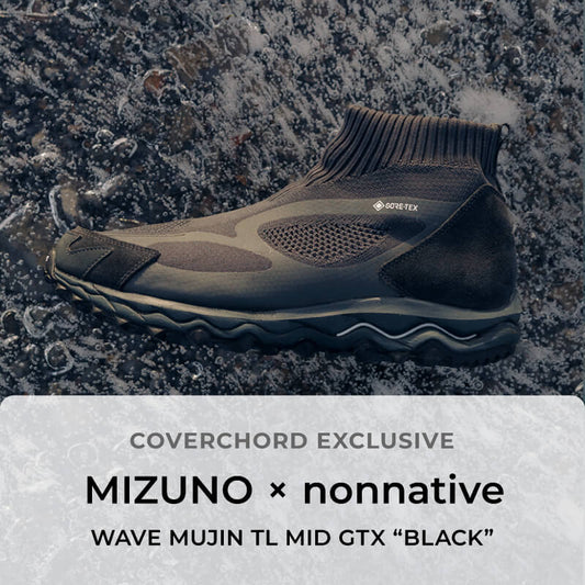 MIZUNO × nonnative <br/>WAVE MUJIN TL MID GTX “BLACK”