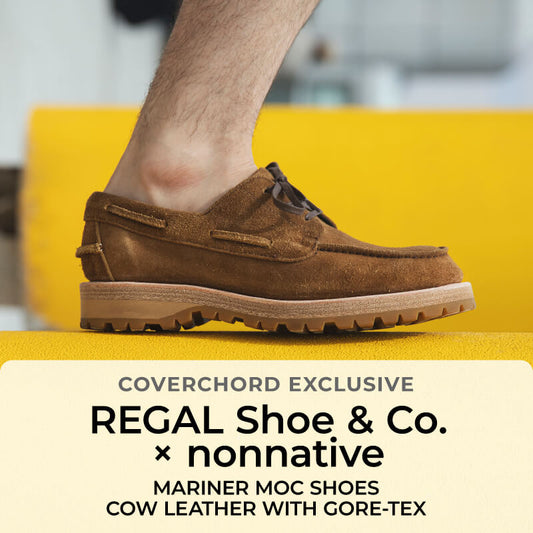 REGAL Shoe & Co. × nonnative <br/>MARINER MOC SHOES <br/>COW LEATHER WITH GORE-TEX