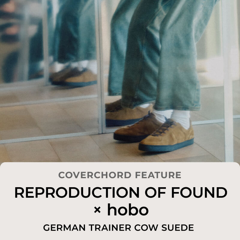REPRODUCTION OF FOUND <br/>× hobo <br/>GERMAN TRAINER COW SUEDE