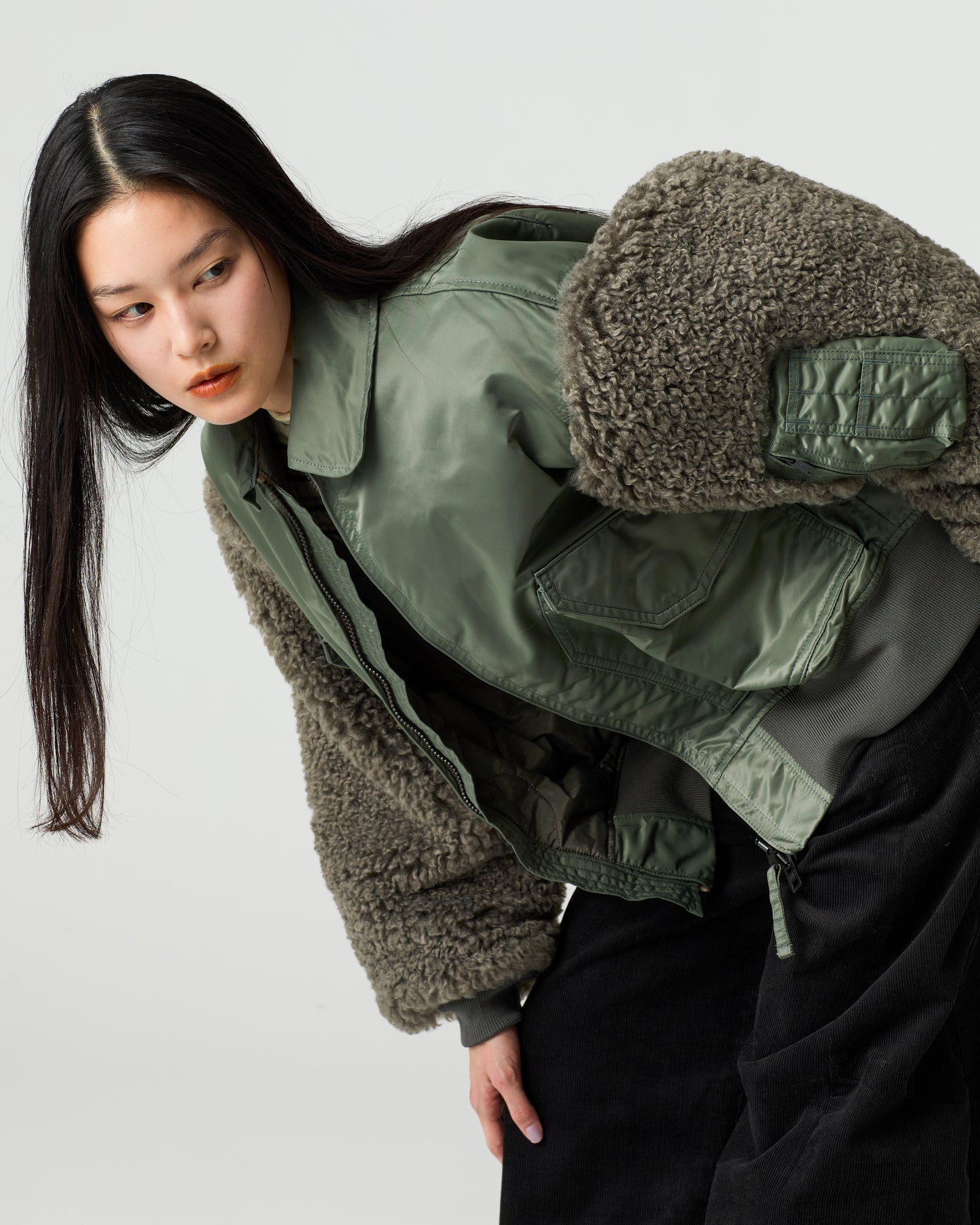 FAUX SHEARLING TYPE CWU-45/P JACKET