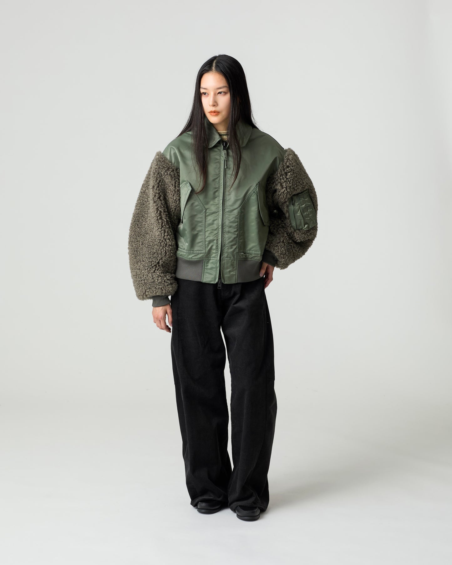 FAUX SHEARLING TYPE CWU-45/P JACKET