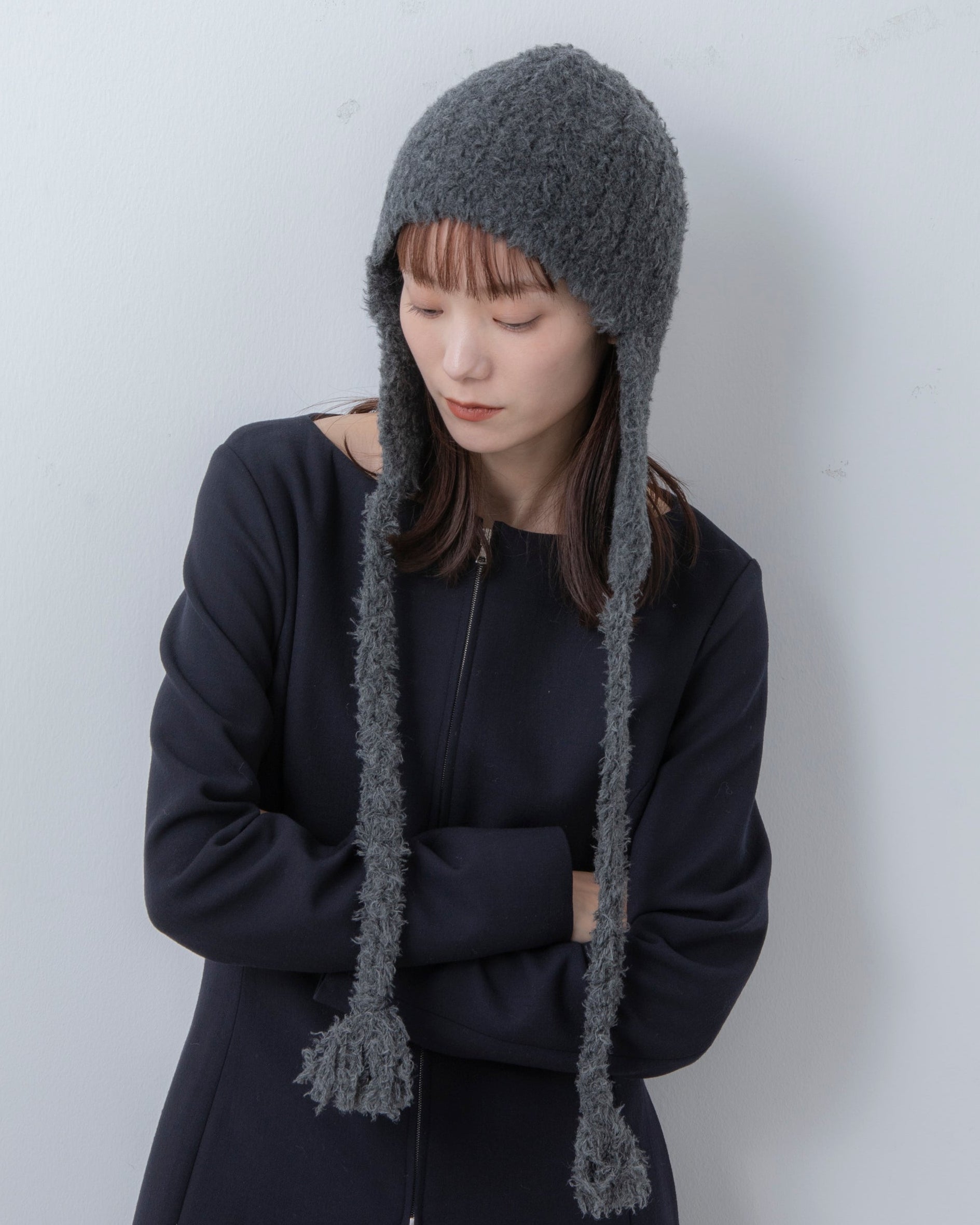 POODLE FUR EAR BEANIE