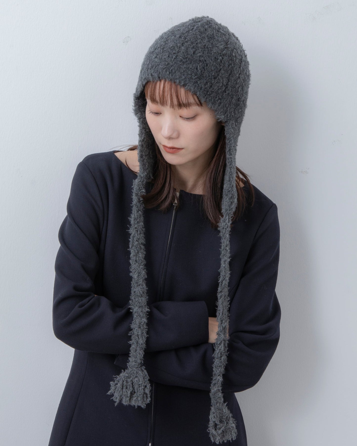 POODLE FUR EAR BEANIE