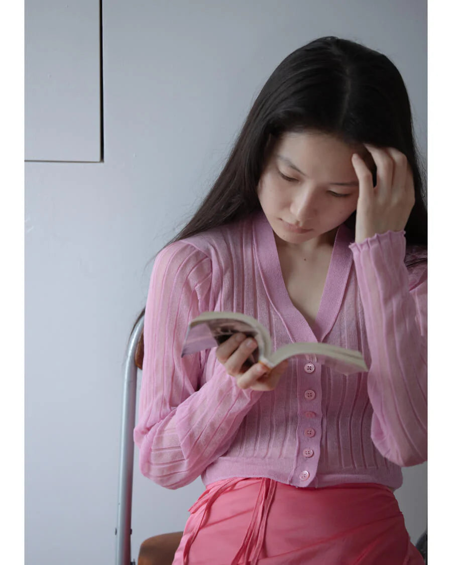 16G COTTON POLYESTER CARDIGAN for COVERCHORD