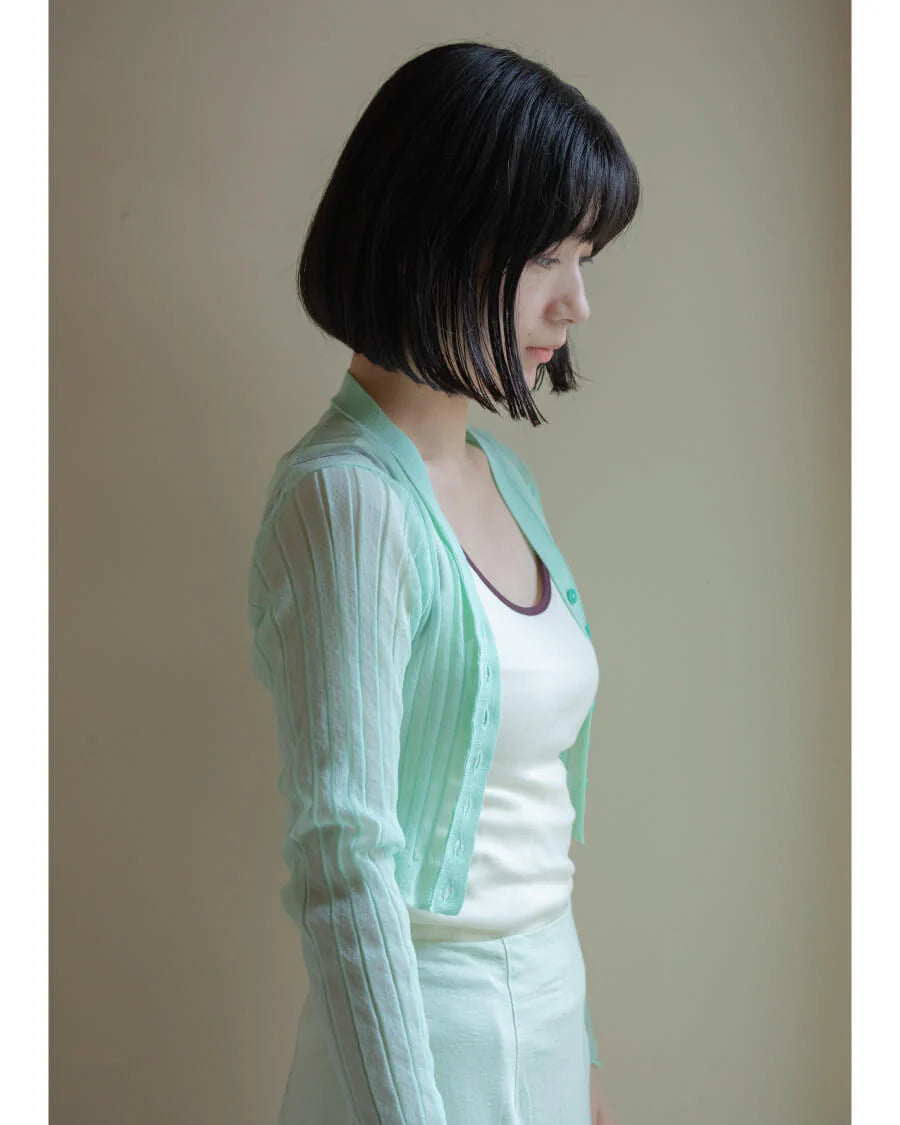 16G COTTON POLYESTER CARDIGAN for COVERCHORD