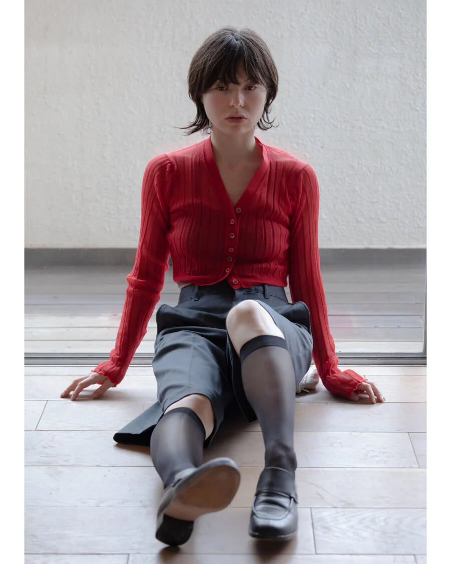 16G COTTON POLYESTER CARDIGAN for COVERCHORD