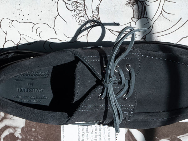 Paraboot × nonnative <br/>BRIAC COW LEATHER <br/>クラシックなスタイルを、現代的なモノトーンへ