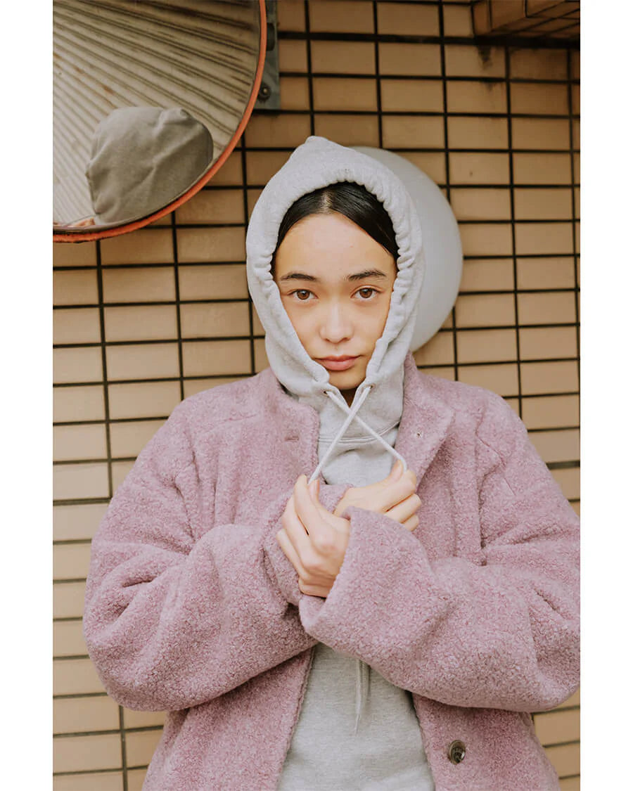 HEAVY HOODED SWEATSHIRT - SEAM POCKET