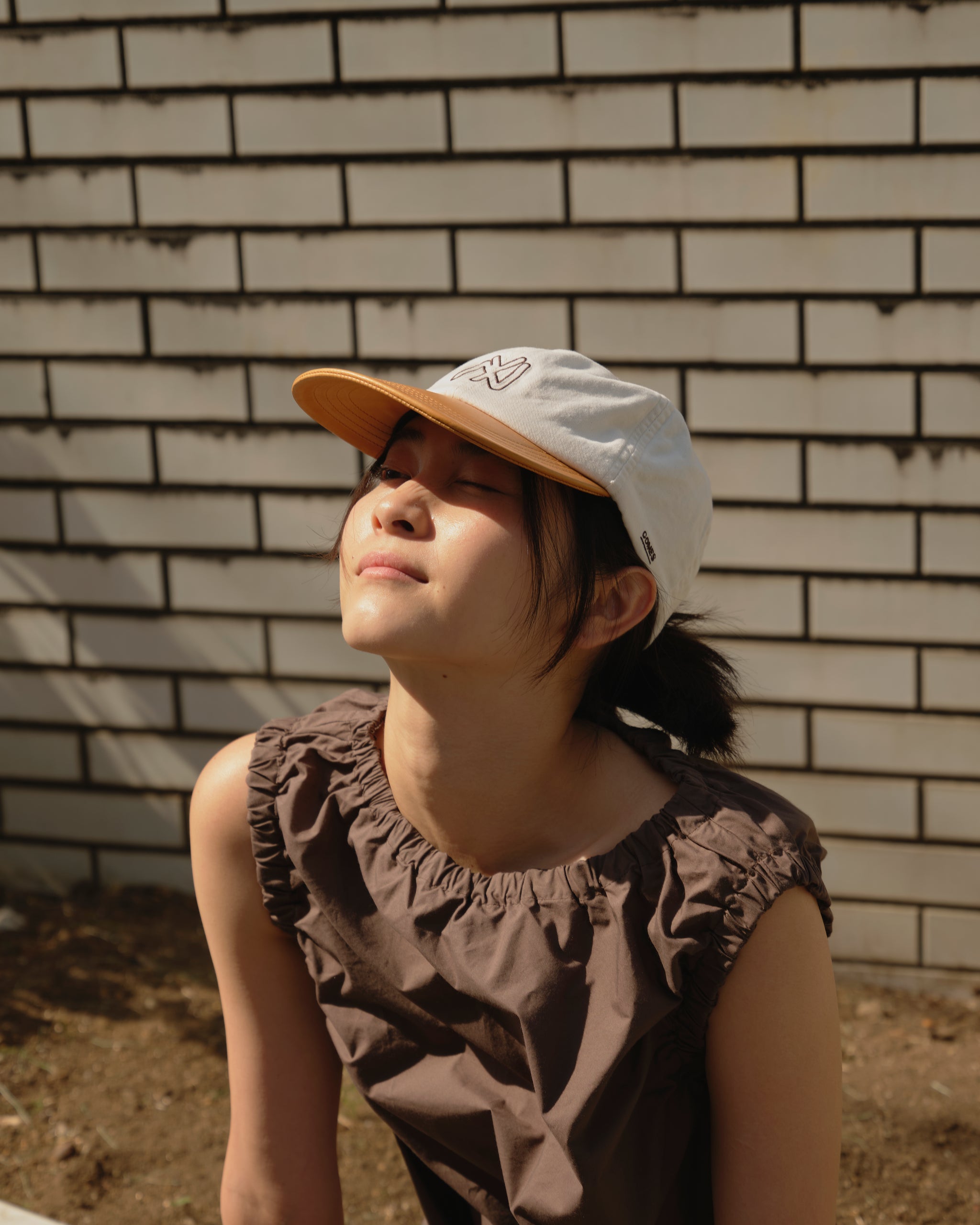 NY BRIM LEATHER CAP for COVERCHORD