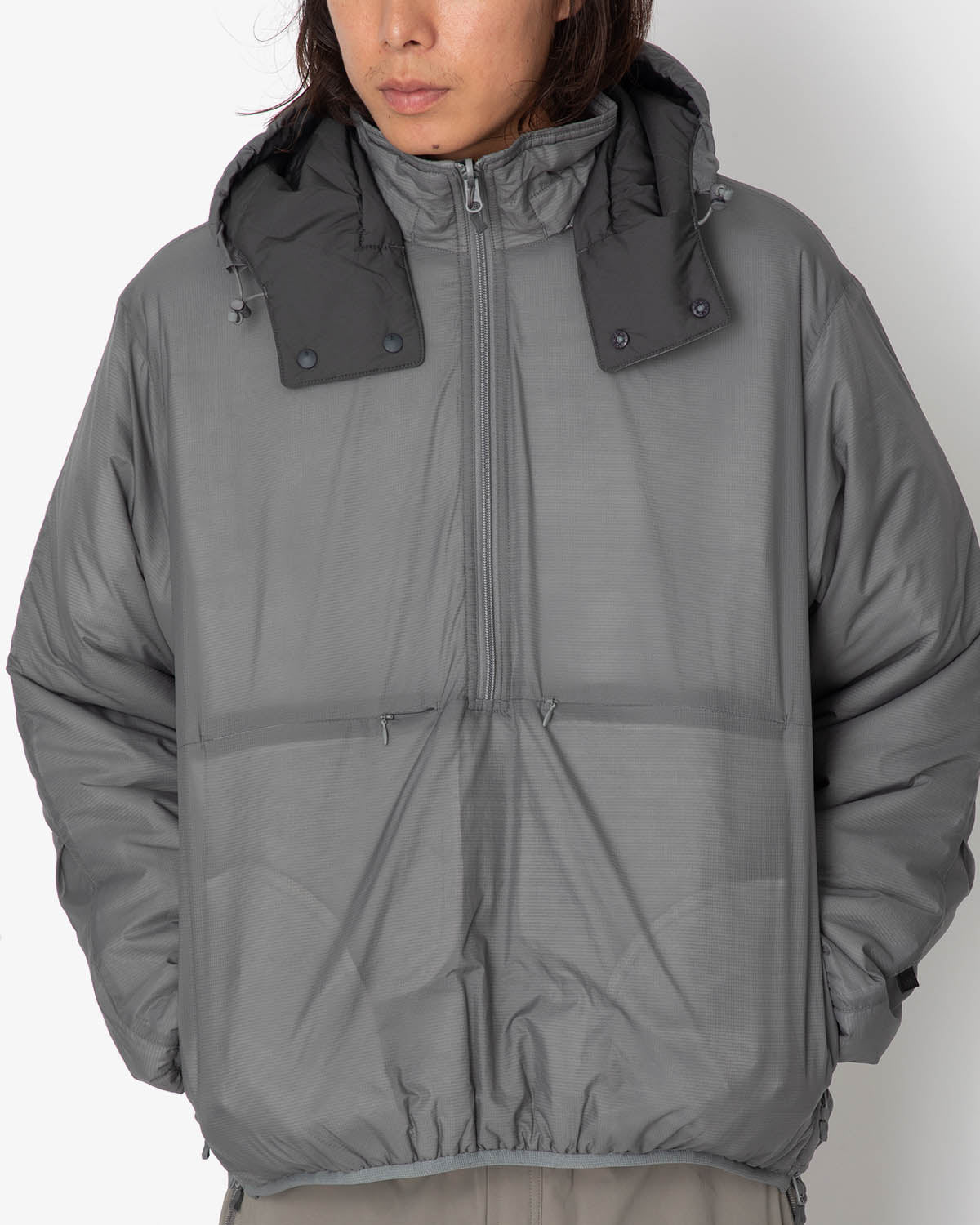 TECH REVERSIBLE PULLOVER PUFF JACKET