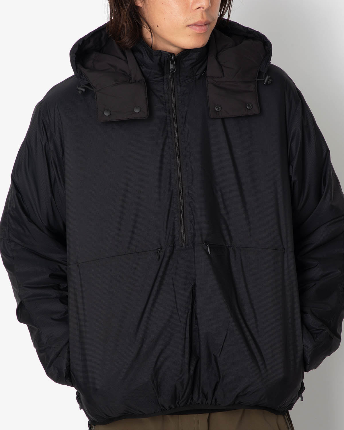 TECH REVERSIBLE PULLOVER PUFF JACKET