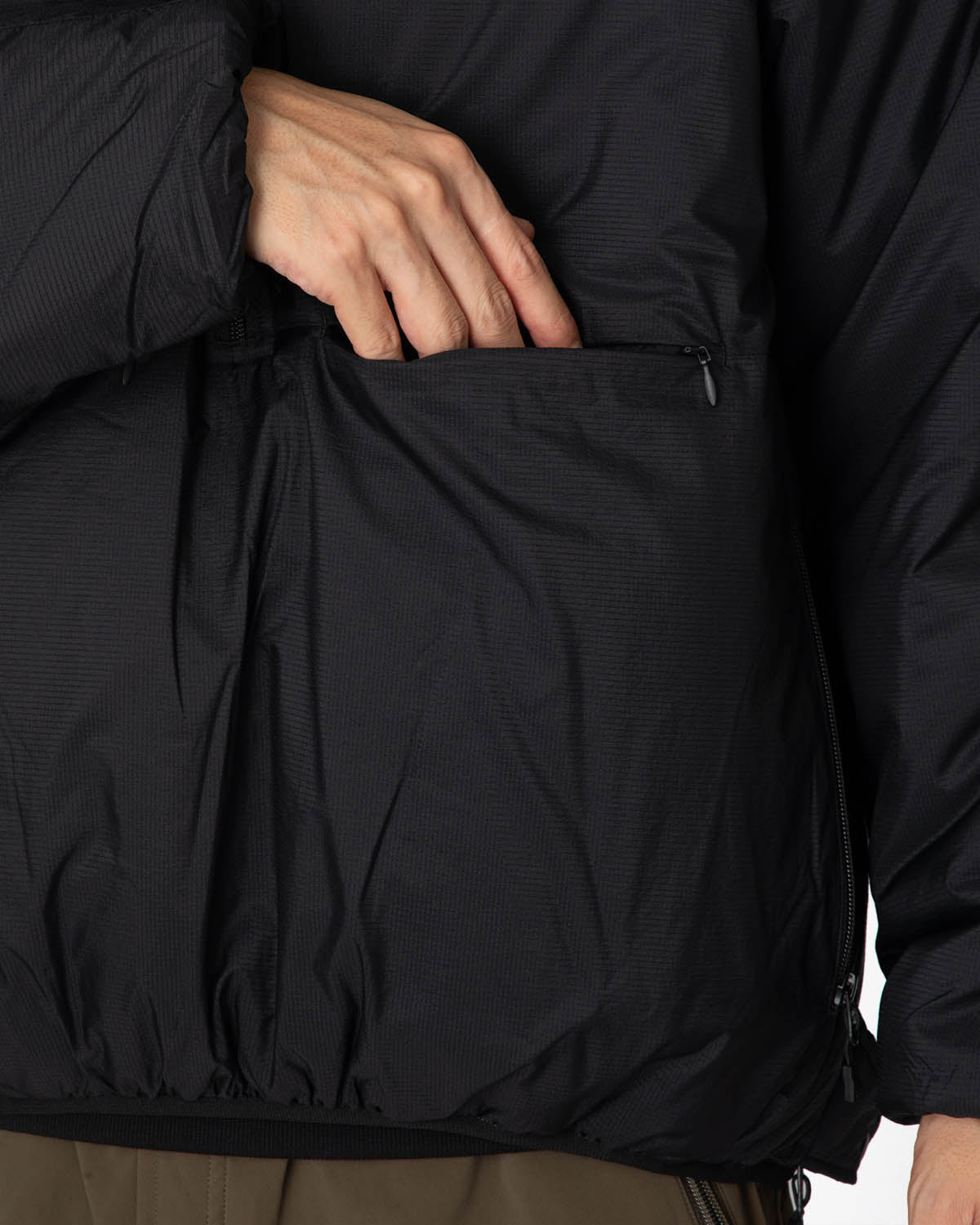 TECH REVERSIBLE PULLOVER PUFF JACKET