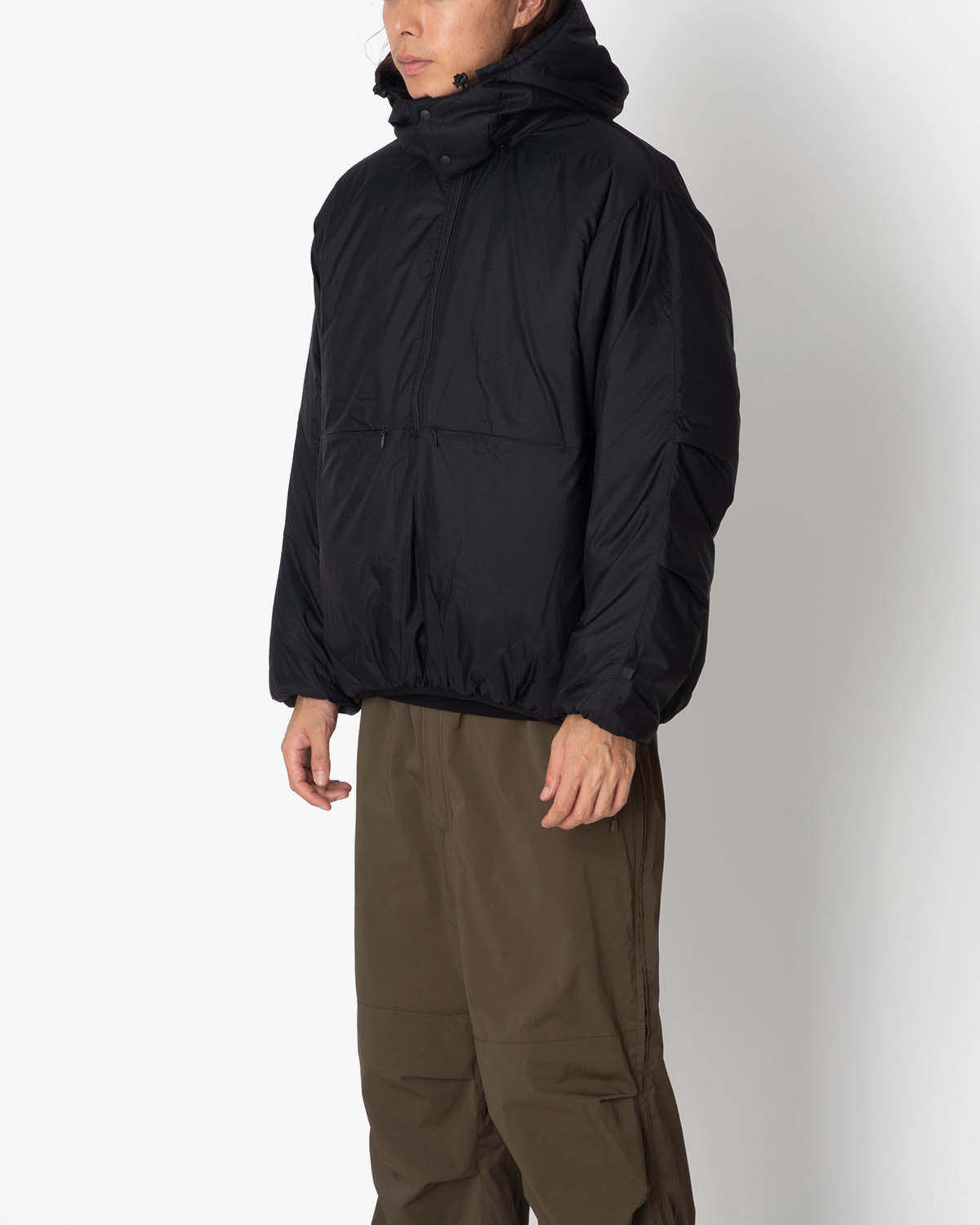 TECH REVERSIBLE PULLOVER PUFF JACKET