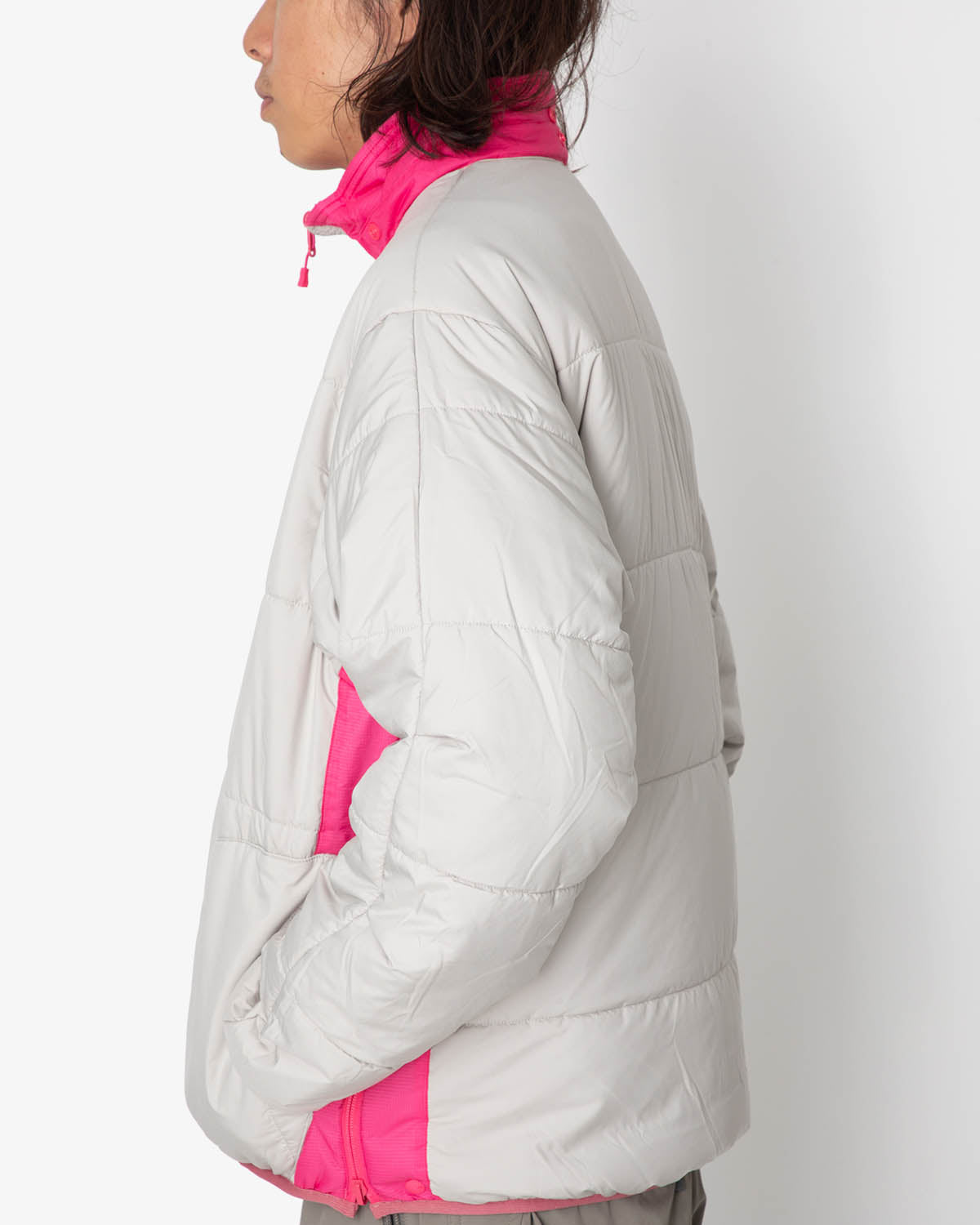 TECH REVERSIBLE PULLOVER PUFF JACKET