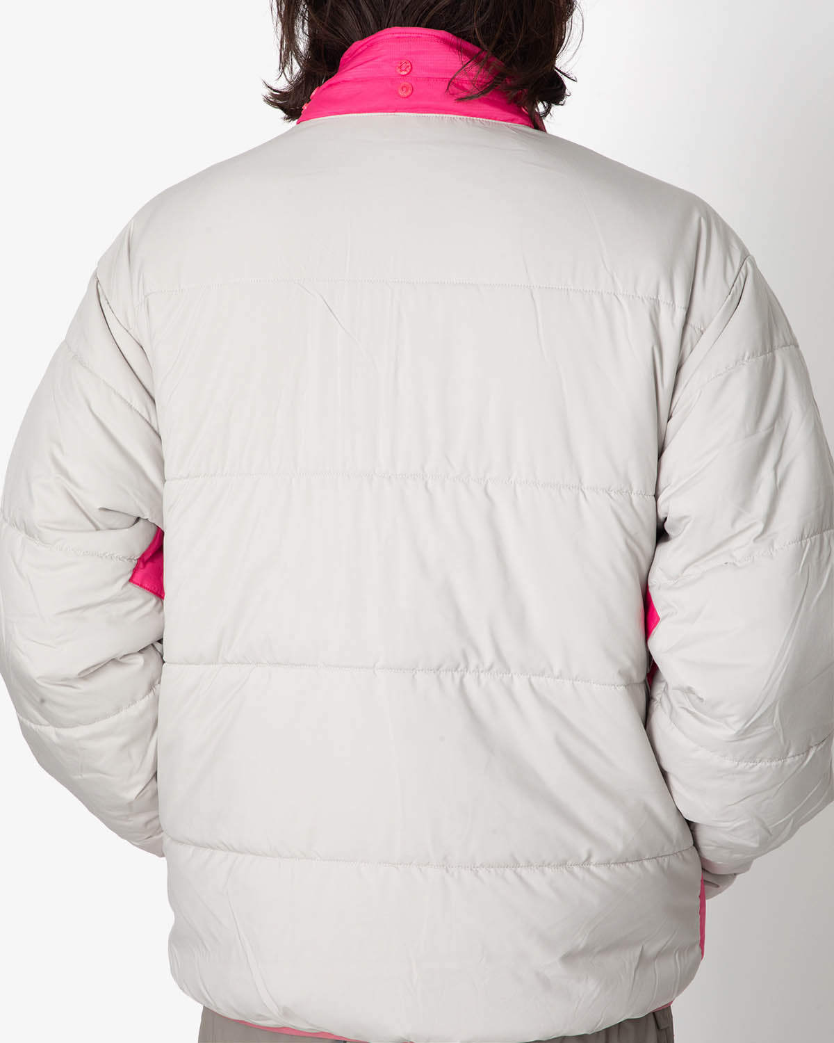 TECH REVERSIBLE PULLOVER PUFF JACKET