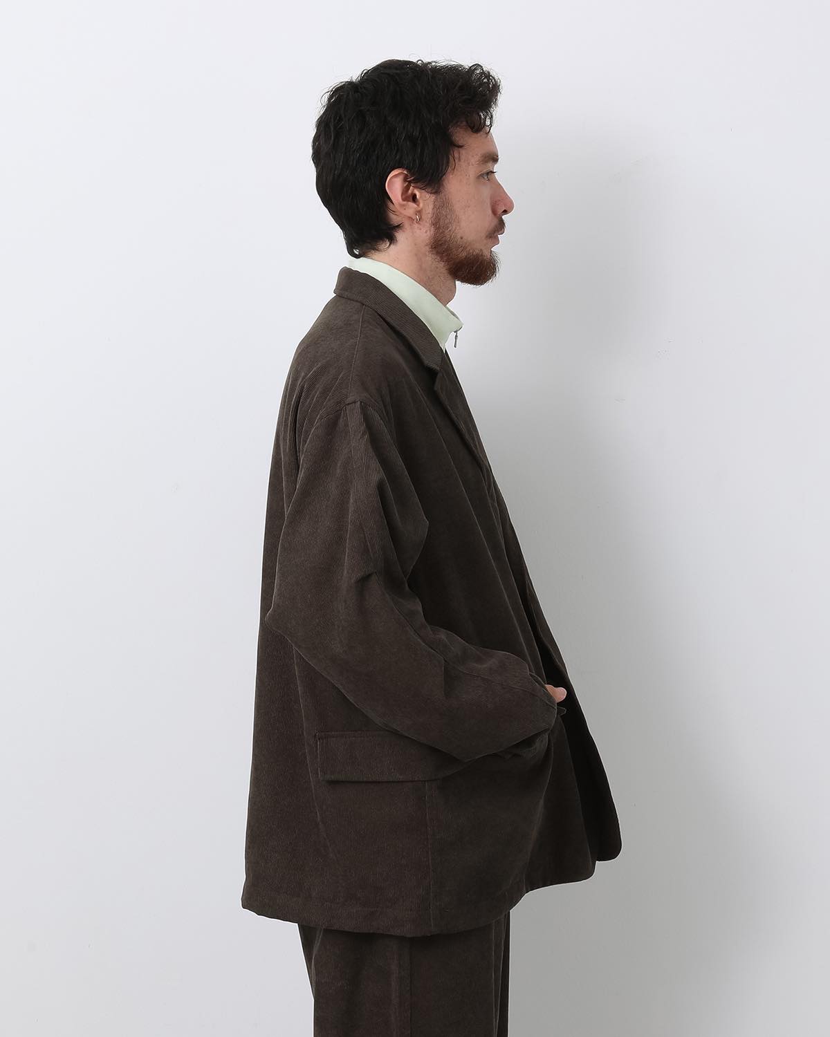 TECH LOOSE 2B JACKET CORDUROY
