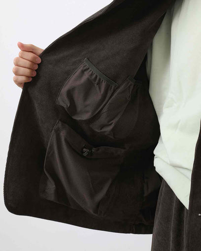 TECH LOOSE 2B JACKET CORDUROY