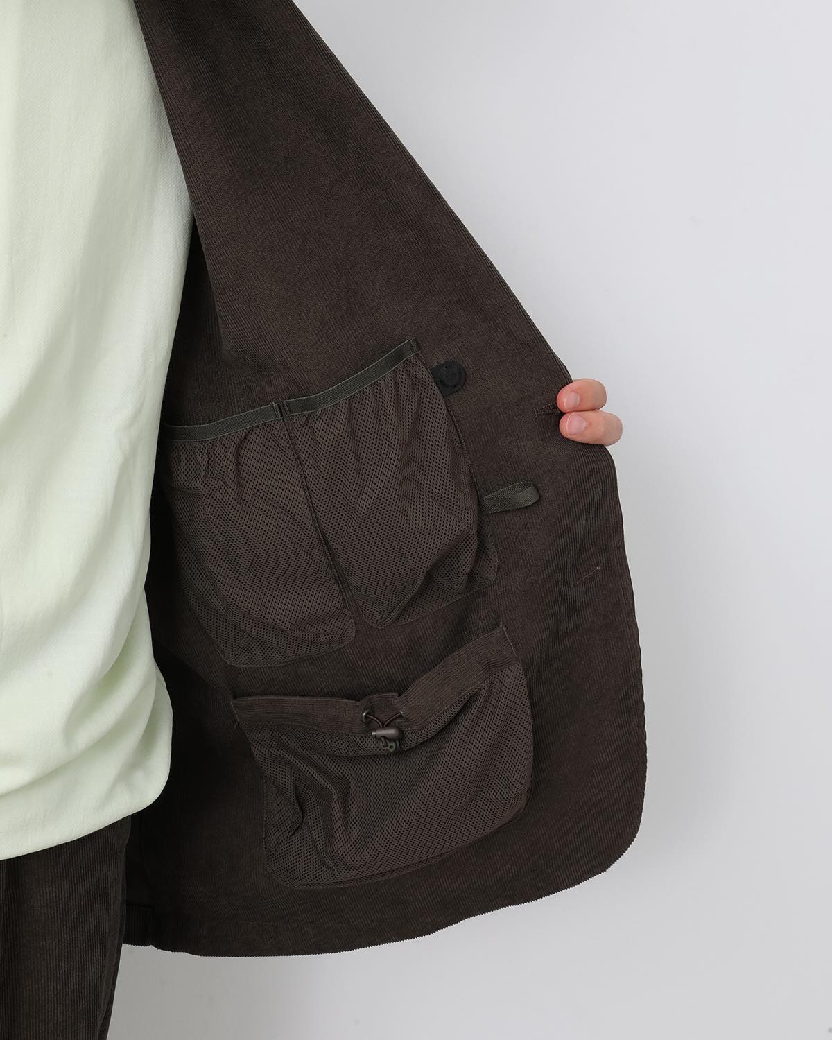 TECH LOOSE 2B JACKET CORDUROY