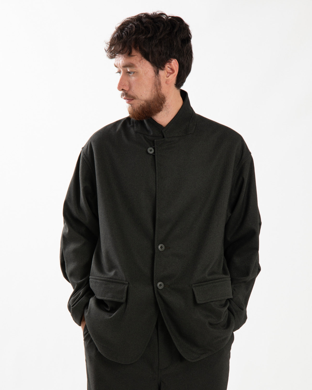 TECH LOOSE 2B JACKET FLANNEL