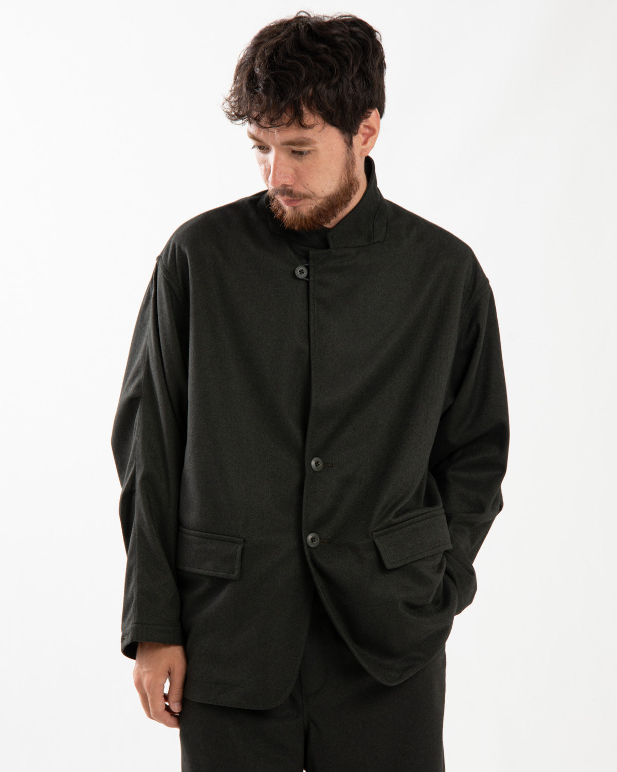 TECH LOOSE 2B JACKET FLANNEL