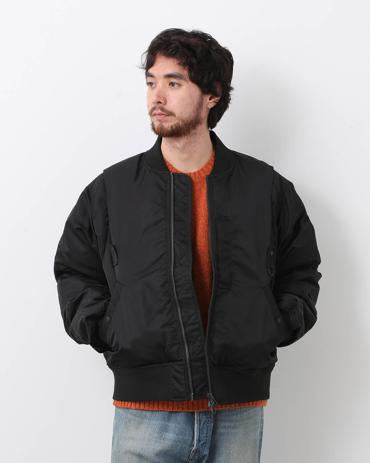 TECH 2WAY MA-1 DOWN JACKET