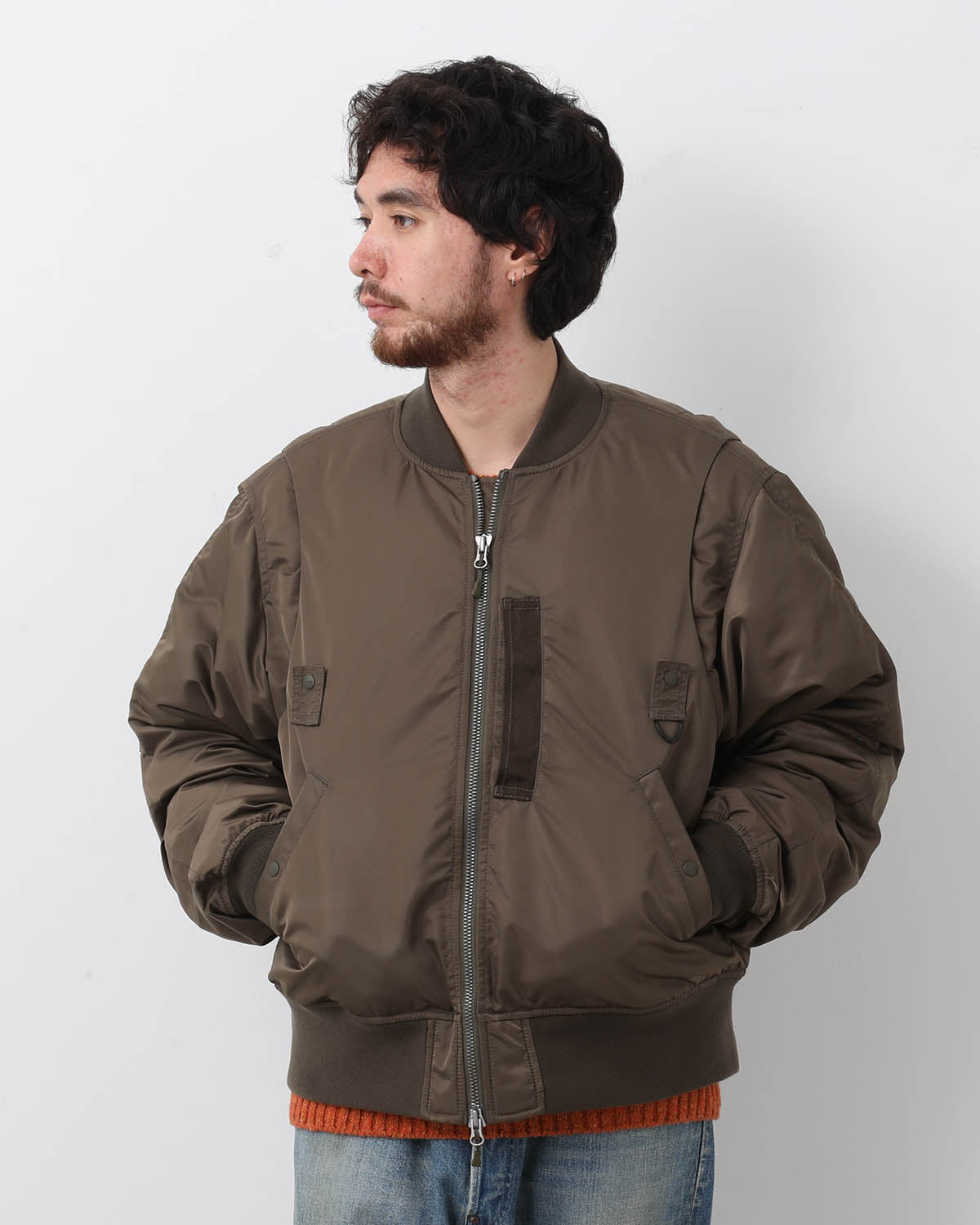 TECH 2WAY MA-1 DOWN JACKET