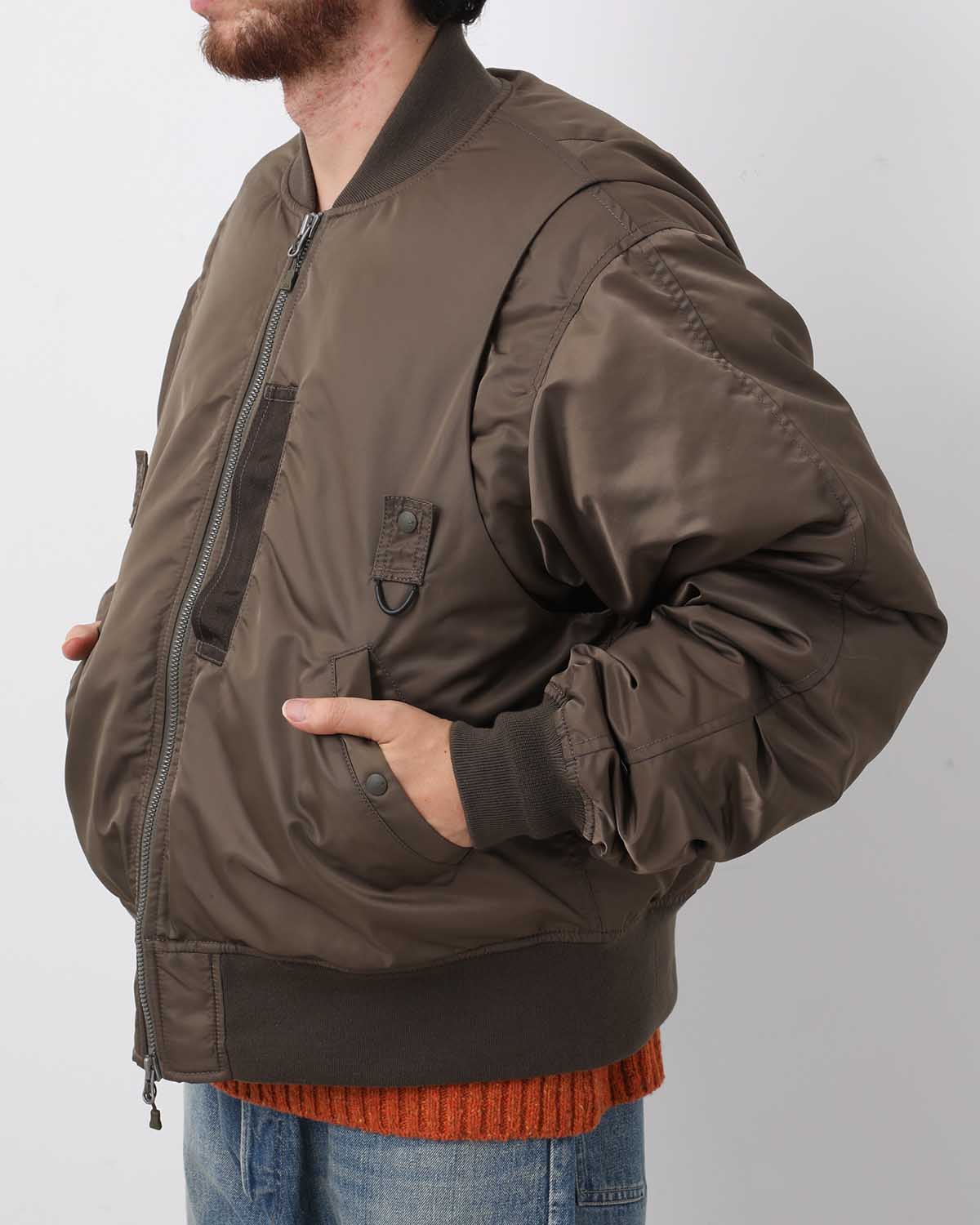 TECH 2WAY MA-1 DOWN JACKET