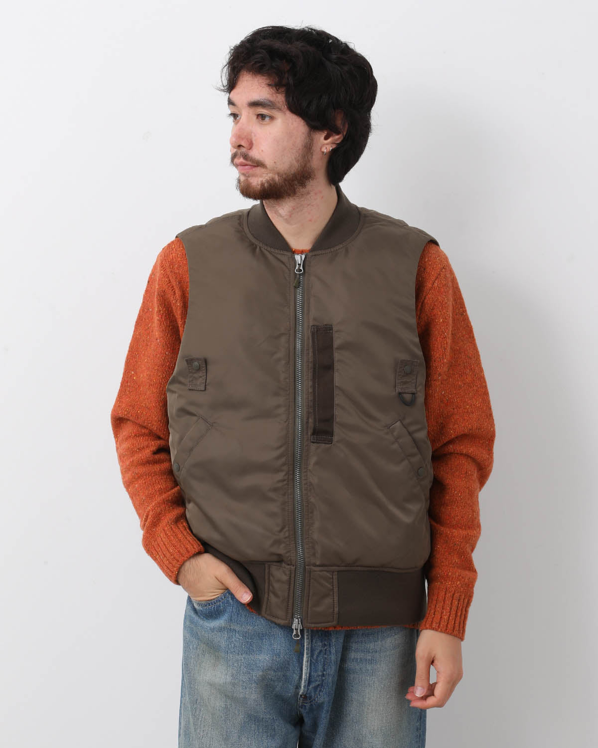 TECH 2WAY MA-1 DOWN JACKET