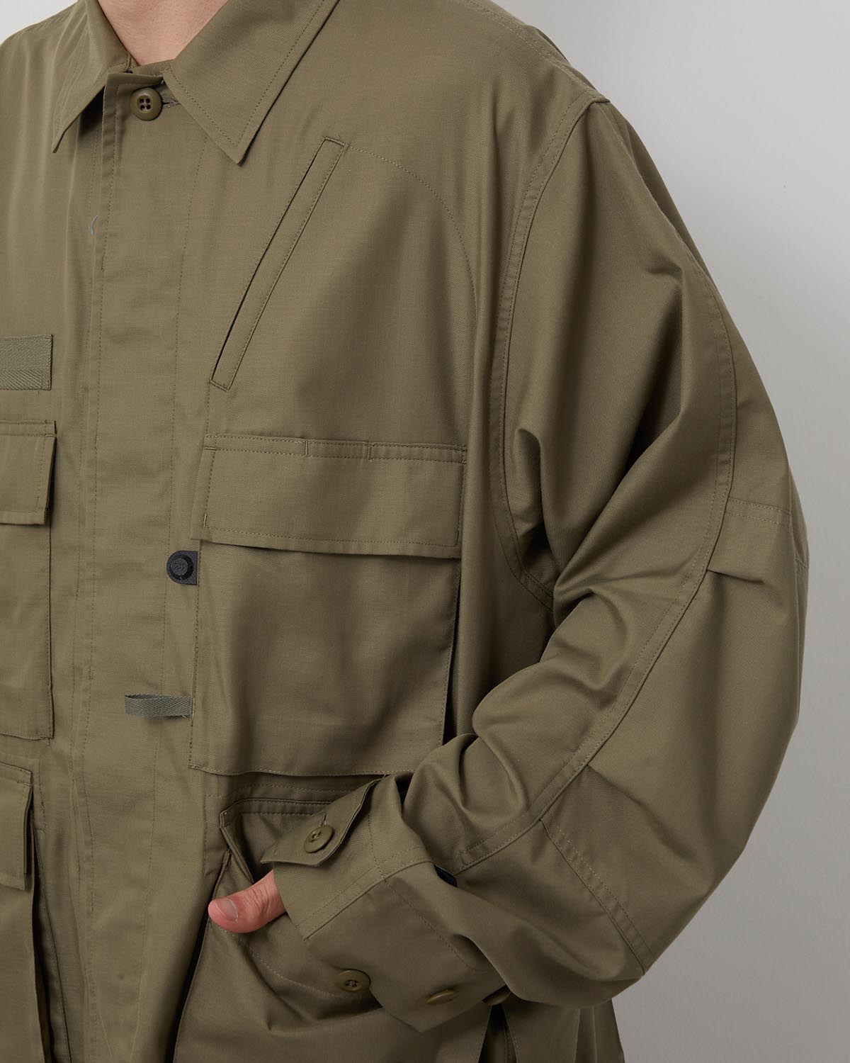 TECH MULTI FISHING POCKET MIL BDU SHIRT L/S